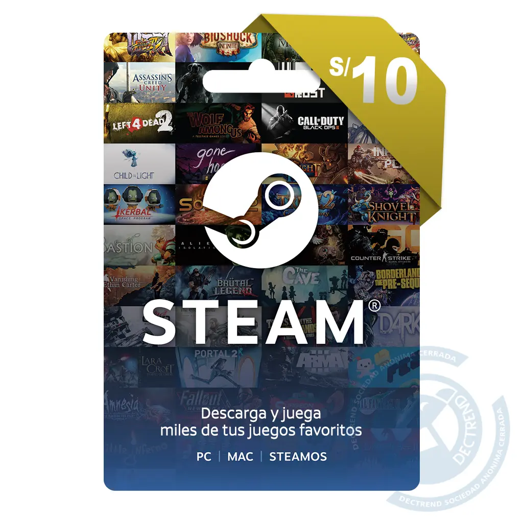 Tarjeta de Recarga de S/10